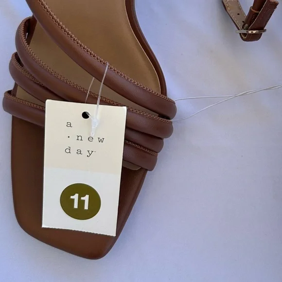 A New Day Tan Strappy Block Heels - Picture 5 of 5